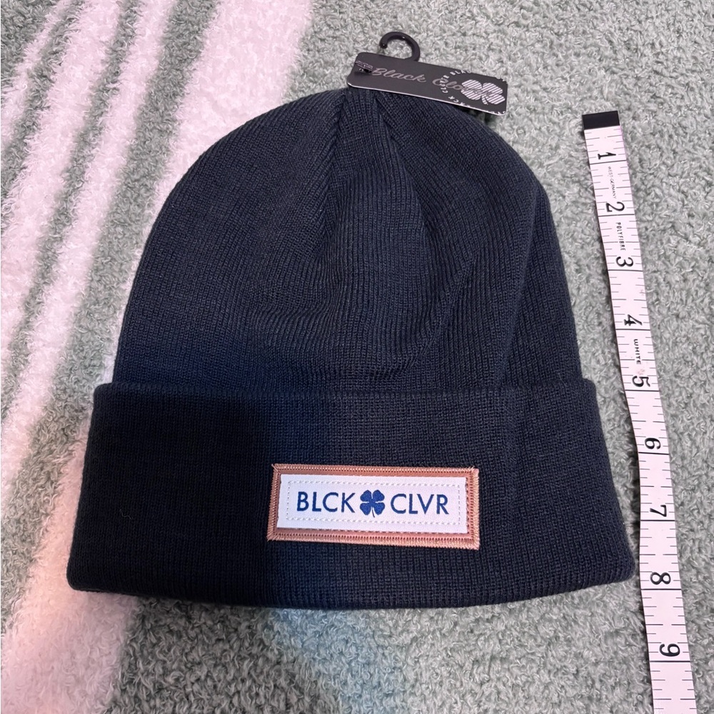 Black Clover Navy Beanie Hat